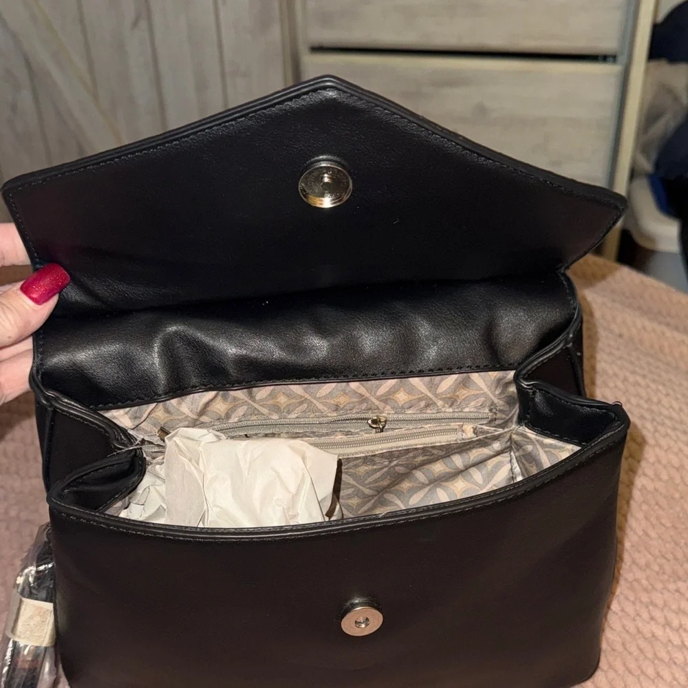 Christian Lacroix Black and Silver Shoulder Bag - Picture 6 of 8